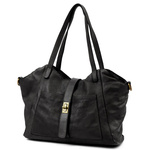 Stylowa praktyczna Duża damska shopperbag skórzana torebka na ramię VS