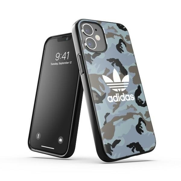 Zdjęcia - Etui Adidas OR SnapCase Camo iPhone 12 mini niebiesko/czarny 43701