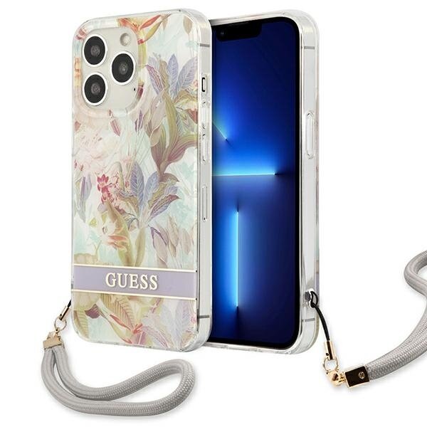 Фото - Чохол GUESS GUHCP13XHFLSU iPhone 13 Pro Max 6,7" fioletowy/purple hardcase Flowe 