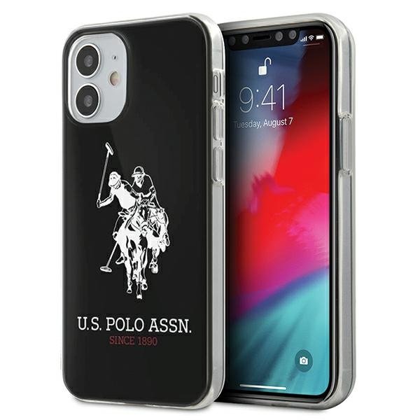 Фото - Чохол US Polo ASSN US Polo USHCP12STPUHRBK iPhone 12 mini 5,4" czarny/black Shiny Big Logo 