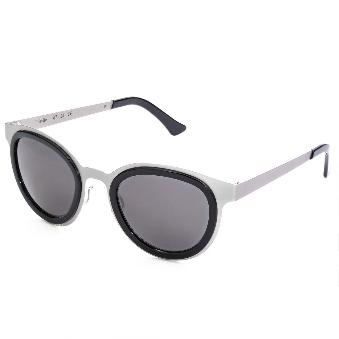 Фото - Сонцезахисні окуляри LGR Uniwersalne okulary przeciwsłoneczne  model FELI-SILVER01 (Szkło/Zauszn 