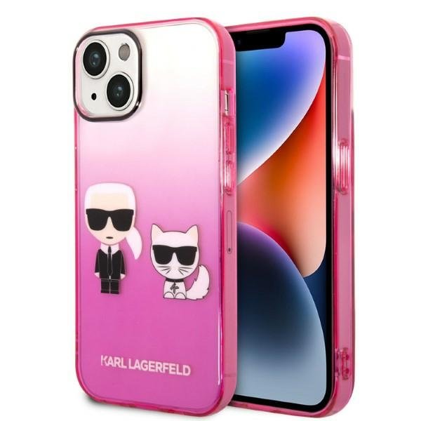 Zdjęcia - Etui Karl Lagerfeld KLHCP14MTGKCP iPhone 14 Plus 6,7" hardcase różowy/pink Grad 