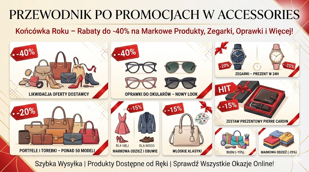 Przewodnik po świątecznych promocjach w Accessories – złap rabaty zanim znikną