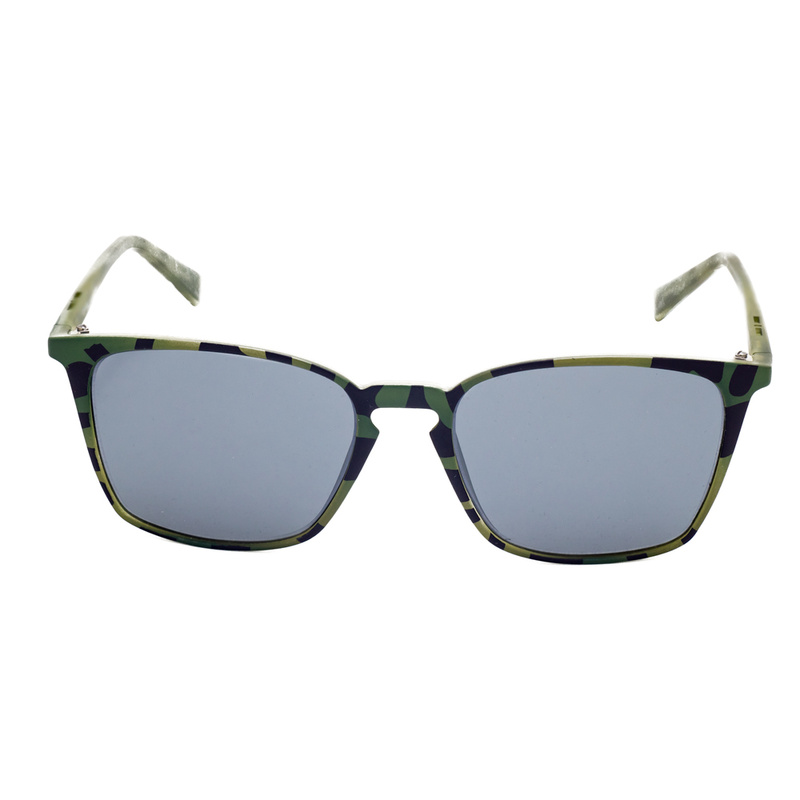 Okulary ITALIA INDEPENDENT 0037-035-000. Okulary przeciwsłoneczne, Kolor zielony. Unisex.