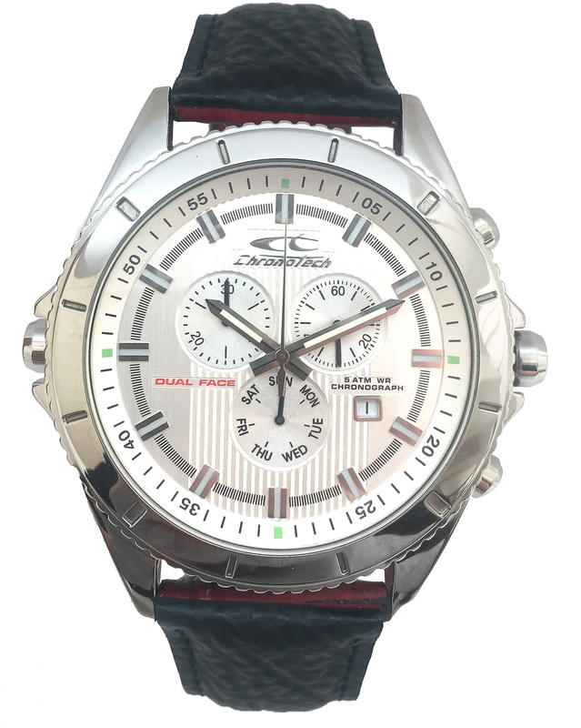 Zegarek CHRONOTECH CT7636L-02. Kwarcowy, Kolor biały. Mężczyzna.