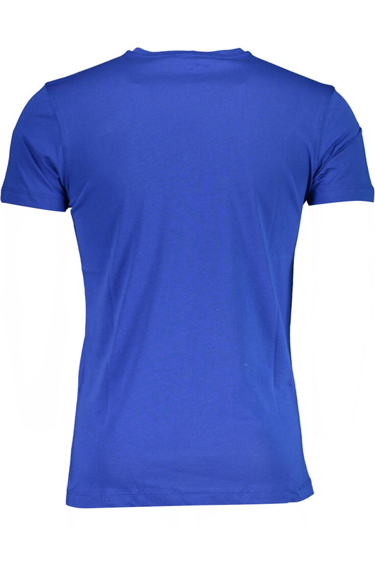 ROBERTO CAVALLI T-SHIRT Z KRÓTKIM RĘKAWEM MĘSKI NIEBIESKI