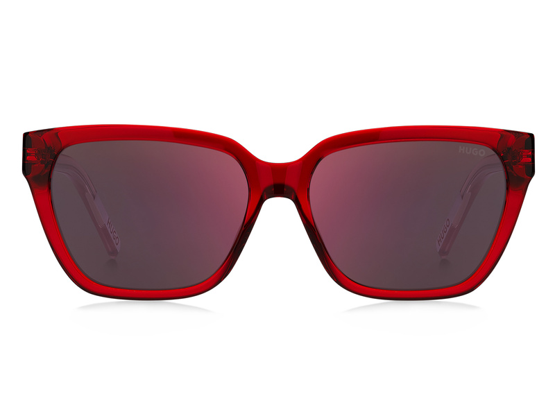 Okulary HUGO HG1264S92YF6A. Okulary przeciwsłoneczne, Kolor czerwony. Kobieta.