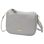 Skórzana damska listonoszka torebka przez ramię z kieszeniami MiaMore