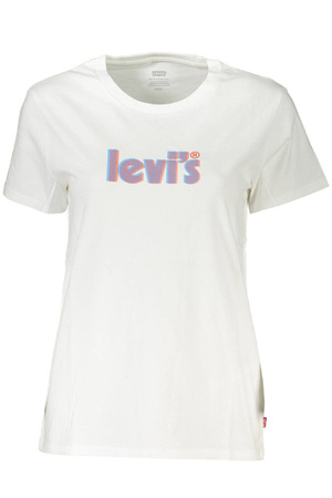 BIAŁY DAMSKI T-SHIRT Z KRÓTKIM RĘKAWEM LEVI&#39;S