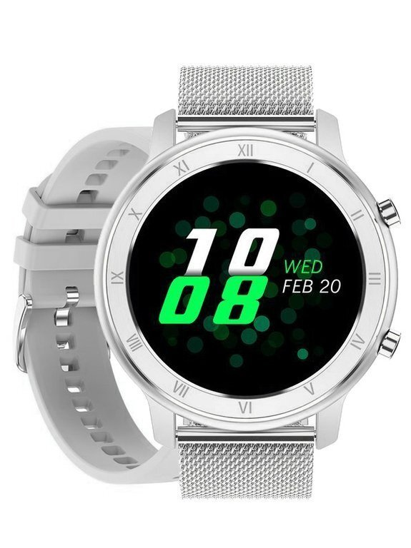 Фото - Смарт годинник Pacific SMARTWATCH UNISEX  17-1 Bransoleta - srebrna + dodatkowy PASEK  (sy010a)