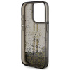 Guess GUHCP15XLFCSEGK iPhone 15 Pro Max 6.7" czarny/black hardcase Liquid Glitter Gold Stripes