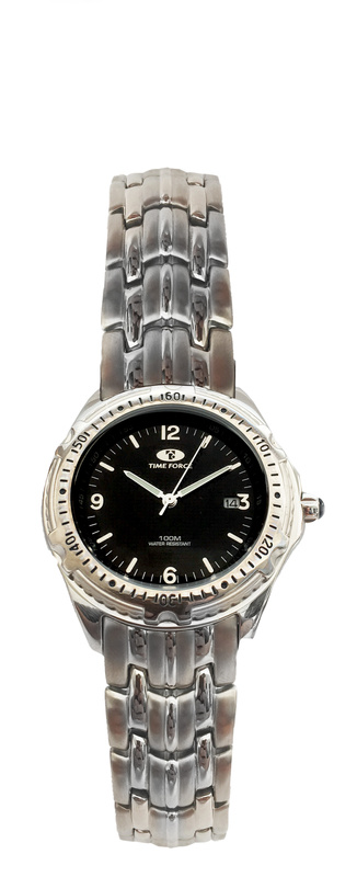 Zegarek TIME FORCE TF1821J-02M. Kwarcowy, Kolor czarny. Unisex.