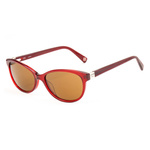 Okulary LOEWE SLW9245307FQ. Okulary przeciwsłoneczne, Kolor SHINY DARK BURGUNDY. Kobieta.