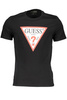 T-SHIRT MĘSKI Z KRÓTKIM RĘKAWEM GUESS JEANS CZARNY