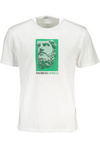 BIKKEMBERGS MĘSKI BIAŁY T-SHIRT Z KRÓTKIM RĘKAWEM