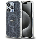 Guess GUHMP15XHGCUSTGK iPhone 15 Pro Max 6.7" czarny/black hardcase IML GCube MagSafe