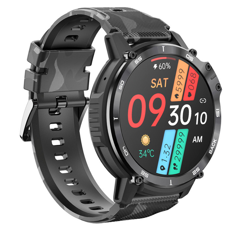 SMARTWATCH MĘSKI Rubicon RNCF08 - WYKONYWANIE POŁĄCZEŃ - BLUETOOTH CALL - ODTWARZACZ MP3 4GB (sr053a)