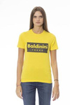 Koszulka T-shirt marki Baldinini Trend model TSD07_MANTOVA kolor Zółty. Odzież damska. Sezon: Wiosna/Lato