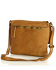 Torebka skórzana listonoszka stylowy minimalizm ala messenger leather bag - MARCO MAZZINI camel