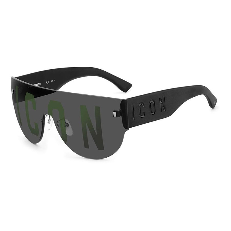 Okulary DSQUARED2 ICON0002S807. Okulary przeciwsłoneczne, Kolor czarny. Mężczyzna.