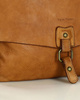 Torebka skórzana listonoszka stylowy minimalizm ala messenger leather bag - MARCO MAZZINI camel