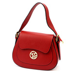 Damska torebka na ramię listonoszka skórzana do ręki z paskiem Gregorio