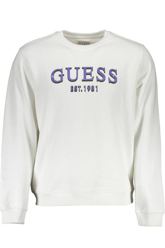 BLUZA GUESS JEANS BEZ ZAMKA MĘSKA BIAŁA