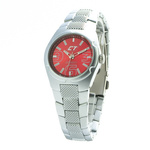 Zegarek CHRONOTECH CC7039L-04M. Kwarcowy, Kolor czerwony. Kobieta.