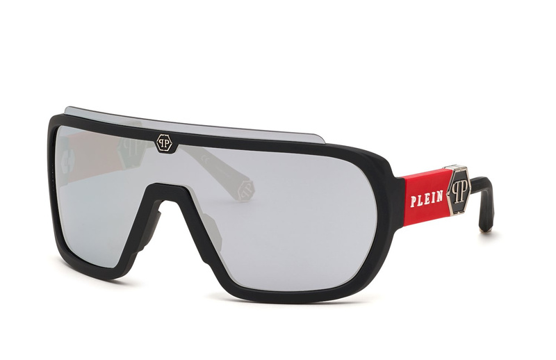 Okulary PHILIPP PLEIN SPP078996AAX2. Okulary przeciwsłoneczne, Kolor czarny. Mężczyzna.