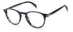 Okulary DAVID BECKHAM DB-1018-38I. Okulary, Kolor niebieski. Mężczyzna.