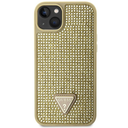 Guess GUHCP14MHDGTPD iPhone 14 Plus 6.7" złoty/gold hardcase Rhinestone Triangle