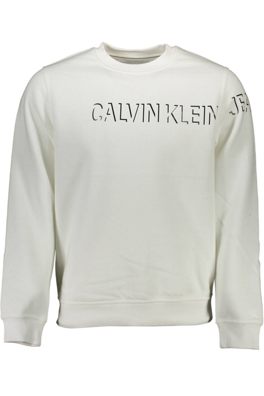 CALVIN KLEIN BLUZA BEZ ZAMKA MĘSKA BIAŁA