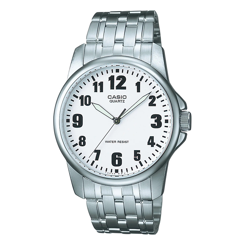 Zegarek CASIO MTP1260PD7BEG. Kwarcowy, Kolor biały. Unisex.