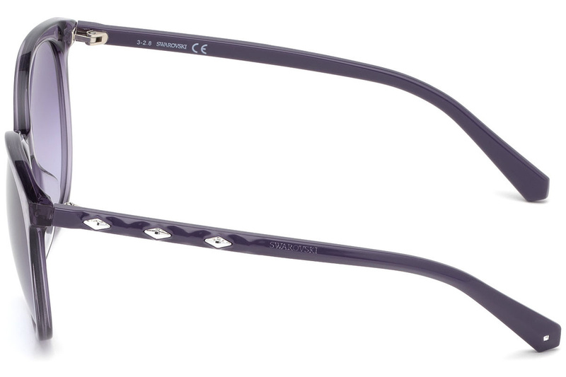 Okulary SWAROVSKI SK-0223-78Z. Okulary przeciwsłoneczne, Kolor PURPLE. Kobieta.