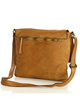 Torebka skórzana listonoszka stylowy minimalizm ala messenger leather bag - MARCO MAZZINI camel