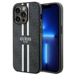 Guess GUHMP15XP4RPSK iPhone 15 Pro Max 6.7" czarny/black hardcase 4G Printed Stripes MagSafe