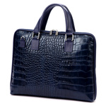 Camilla Skórzana duża teczka torba na dokumenty laptopa do pracy z paskiem