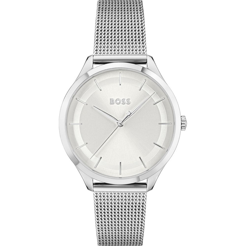 Zegarek HUGO BOSS 1502634. Kwarcowy, Kolor szary. Kobieta.