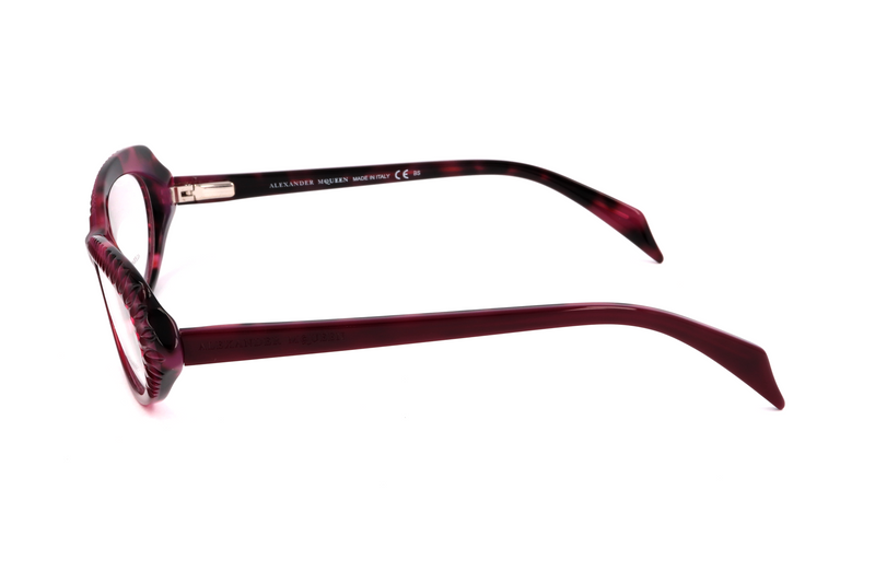 Okulary ALEXANDER MCQUEEN AMQ41992JC. Okulary, Kolor havana. Kobieta.