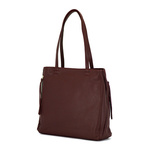 Elegancka stylowa duża damska skórzana shopperbag