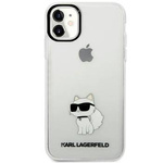 Karl Lagerfeld KLHCN61HNCHTCT iPhone 11 / Xr 6,1" transparent hardcase Ikonik Choupette