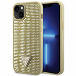 Guess GUHCP14SHDGTPD iPhone 14 6.1" złoty/gold hardcase Rhinestone Triangle