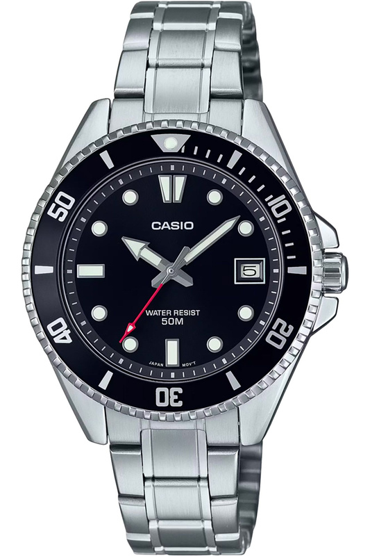 Zegarek marki Casio model MDV-10D kolor Szary. Akcesoria męski. Sezon: Cały rok