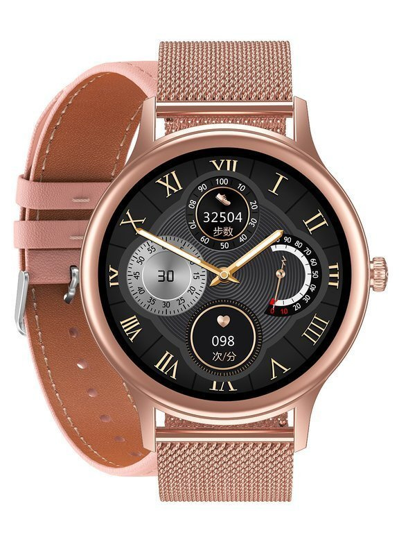 Фото - Смарт годинник Pacific SMARTWATCH DAMSKI  18-1 - BRANSOLETA + PASEK: Rosegold / Różowy  (sy015a)