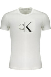 MĘSKI T-SHIRT Z KRÓTKIM RĘKAWEM CALVIN KLEIN BIAŁY