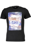 CAVALLI CLASS T-SHIRT Z KRÓTKIM RĘKAWEM MĘSKI CZARNY