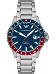 ZEGAREK MĘSKI EMPORIO ARMANI AR11590 - Diver GMT (zi112b)