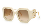 Okulary PHILIPP PLEIN SPP0675409ZQ. Okulary przeciwsłoneczne, Kolor biały. Kobieta.