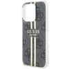 Guess GUHCP15XH4PSEGK iPhone 15 Pro Max 6.7" czarny/black hardcase IML 4G Gold Stripe