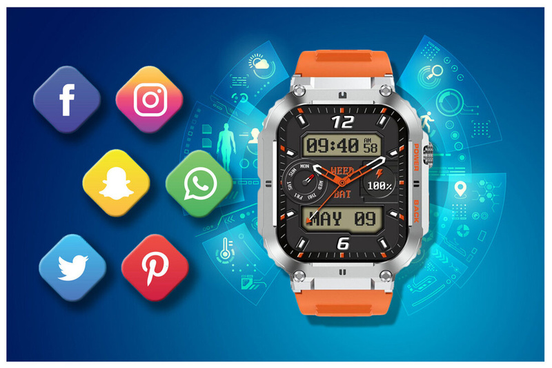 SMARTWATCH MĘSKI GRAVITY GT6-4 - WYKONYWANIE POŁĄCZEŃ, MONITOR SNU (sg020d)